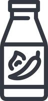 Bottle drink icon symbol image. Illustration of the drink water bottle glass design image vector