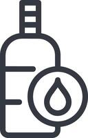 Bottle drink icon symbol image. Illustration of the drink water bottle glass design image vector