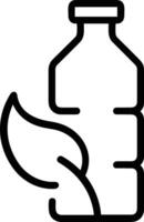 Bottle drink icon symbol image. Illustration of the drink water bottle glass design image vector