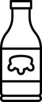 Bottle drink icon symbol image. Illustration of the drink water bottle glass design image vector