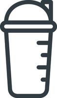 Bottle drink icon symbol image. Illustration of the drink water bottle glass design image vector