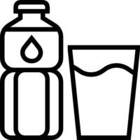 Bottle drink icon symbol image. Illustration of the drink water bottle glass design image vector