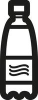 Bottle drink icon symbol image. Illustration of the drink water bottle glass design image vector