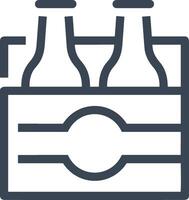 Bottle drink icon symbol image. Illustration of the drink water bottle glass design image vector