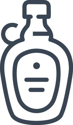Bottle drink icon symbol image. Illustration of the drink water bottle glass design image