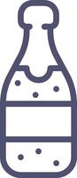 Bottle drink icon symbol image. Illustration of the drink water bottle glass design image vector