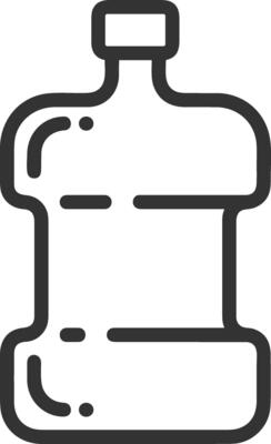 Bottle drink icon symbol image. Illustration of the drink water bottle glass design image
