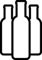 Bottle drink icon symbol image. Illustration of the drink water bottle glass design image vector