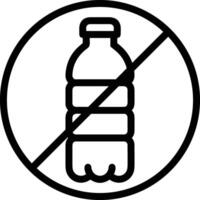 Bottle drink icon symbol image. Illustration of the drink water bottle glass design image vector