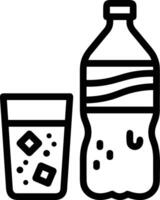 Bottle drink icon symbol image. Illustration of the drink water bottle glass design image vector