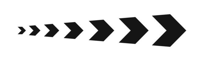 Road directional arrow sign. Arrow symbol. Blend effect arrow. Directional arrow sign. vector