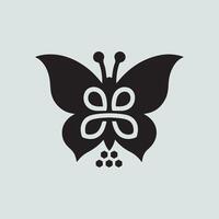 a logo design of a poisonous butterfly of pollution, minimalistic and simplistic, EPS format vector