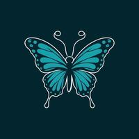 a logo design of a poisonous butterfly of pollution, minimalistic and simplistic, EPS format vector