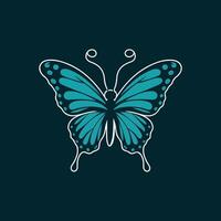 a logo design of a poisonous butterfly of pollution, minimalistic and simplistic, EPS format vector