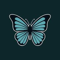 a logo design of a poisonous butterfly of pollution, minimalistic and simplistic, EPS format vector