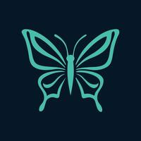 a logo design of a poisonous butterfly of pollution, minimalistic and simplistic, EPS format vector