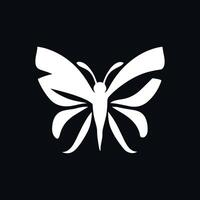 a logo design of a poisonous butterfly of pollution, minimalistic and simplistic, EPS format vector