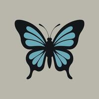 a logo design of a poisonous butterfly of pollution, minimalistic and simplistic, EPS format vector
