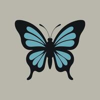 a logo design of a poisonous butterfly of pollution, minimalistic and simplistic, EPS format vector