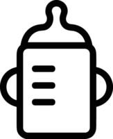 Bottle drink icon symbol image. Illustration of the drink water bottle glass design image vector