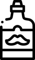 Bottle drink icon symbol image. Illustration of the drink water bottle glass design image vector