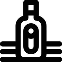 Bottle drink icon symbol image. Illustration of the drink water bottle glass design image vector