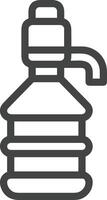 Bottle drink icon symbol image. Illustration of the drink water bottle glass design image vector