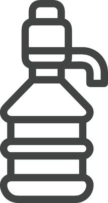 Bottle drink icon symbol image. Illustration of the drink water bottle glass design image