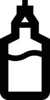 Bottle drink icon symbol image. Illustration of the drink water bottle glass design image vector