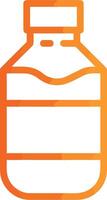 Bottle drink icon symbol image. Illustration of the drink water bottle glass design image vector