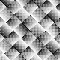 Abstract geometric background in the form of a mosaic of gray metal cubes vector