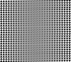Abstract geometric pattern in the form of black triangles on a white background vector
