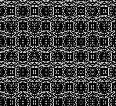 Small abstract white pattern on a black background vector