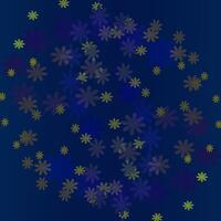 Abstract blue background with floral pattern vector