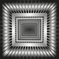 Abstract geometric metal background in gray color vector