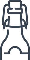 Bottle drink icon symbol image. Illustration of the drink water bottle glass design image vector