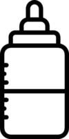 Bottle drink icon symbol image. Illustration of the drink water bottle glass design image vector