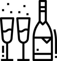 Bottle drink icon symbol image. Illustration of the drink water bottle glass design image vector