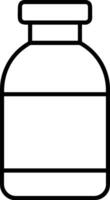 Bottle drink icon symbol image. Illustration of the drink water bottle glass design image vector