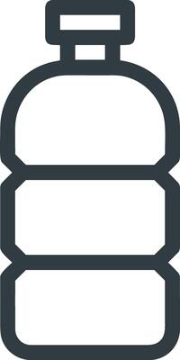 Bottle drink icon symbol image. Illustration of the drink water bottle glass design image