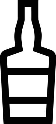Bottle drink icon symbol image. Illustration of the drink water bottle glass design image