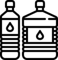 Bottle drink icon symbol image. Illustration of the drink water bottle glass design image vector