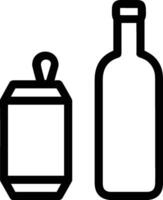 Bottle drink icon symbol image. Illustration of the drink water bottle glass design image vector