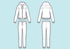 womens sport suit vector