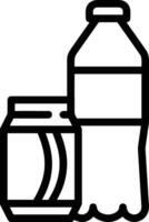 Bottle drink icon symbol image. Illustration of the drink water bottle glass design image vector