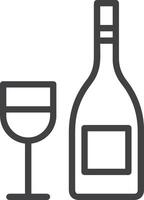 Bottle drink icon symbol image. Illustration of the drink water bottle glass design image vector