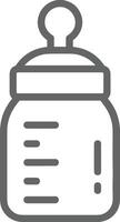 Bottle drink icon symbol image. Illustration of the drink water bottle glass design image vector