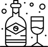 Bottle drink icon symbol image. Illustration of the drink water bottle glass design image vector