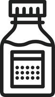 Bottle drink icon symbol image. Illustration of the drink water bottle glass design image vector