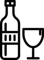 Bottle drink icon symbol image. Illustration of the drink water bottle glass design image vector